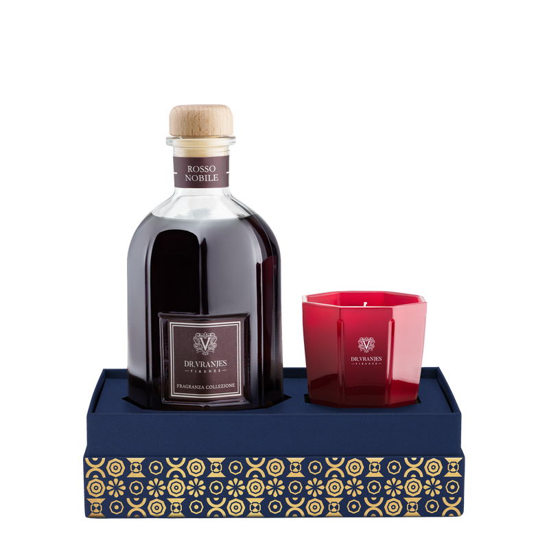Gift Set - Rosso Nobile - 250ml Diffuser + 80gr Candle