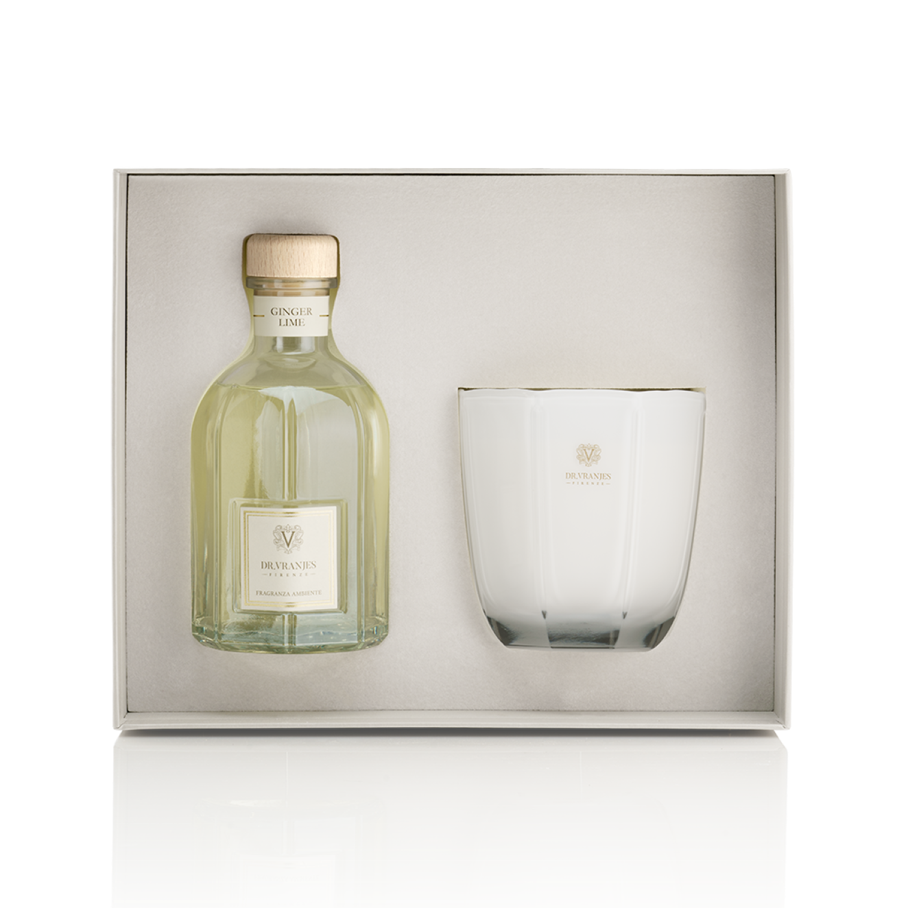 Gift Set - Ginger Lime - 500ml diffuser 500gr candle