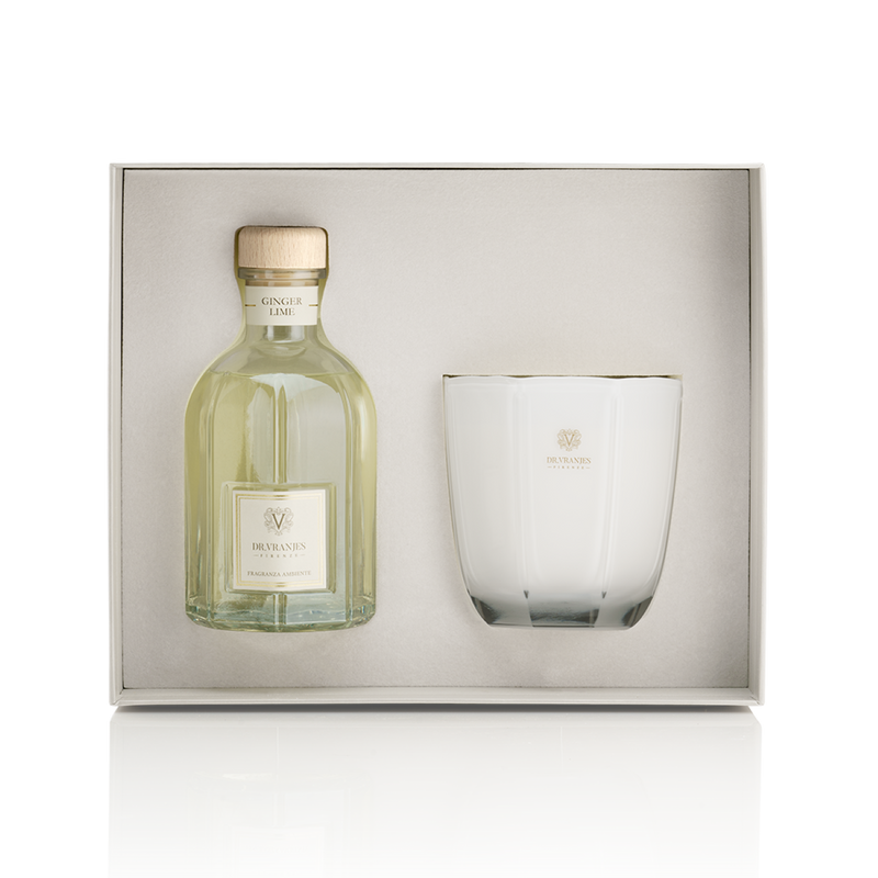 Gift Set - Ginger Lime - 500ml diffuser 500gr candle