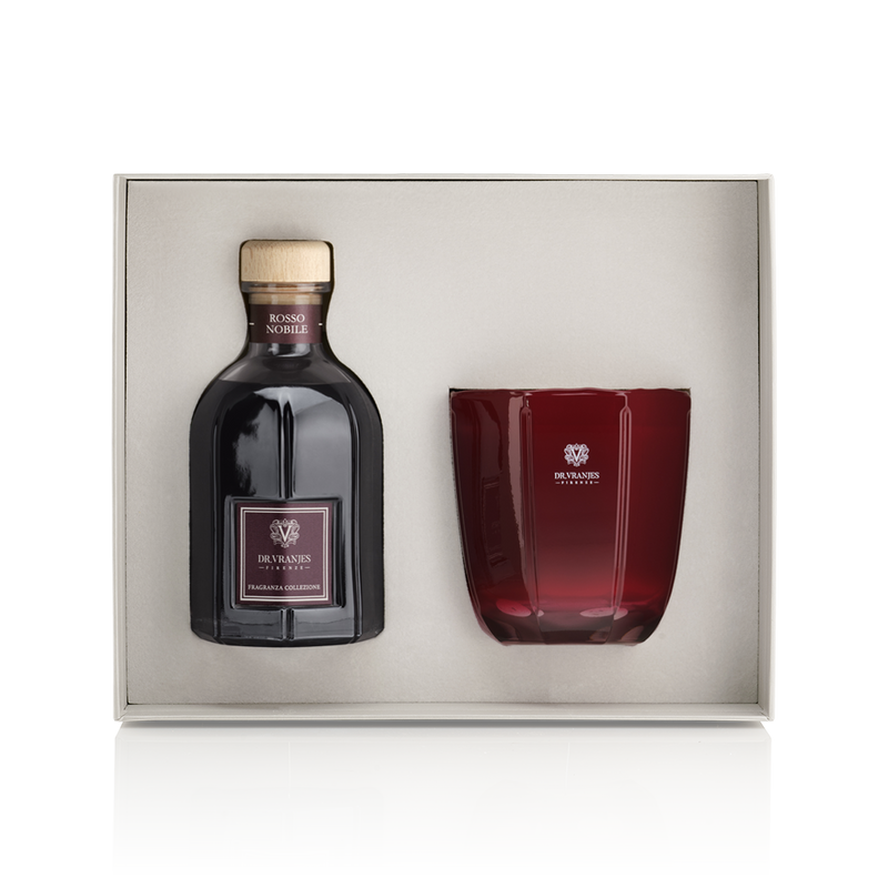 Gift Set - Rosso Nobile - 500ml diffuser 500gr candle